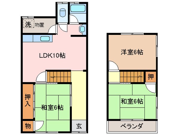 山正住宅の物件間取画像